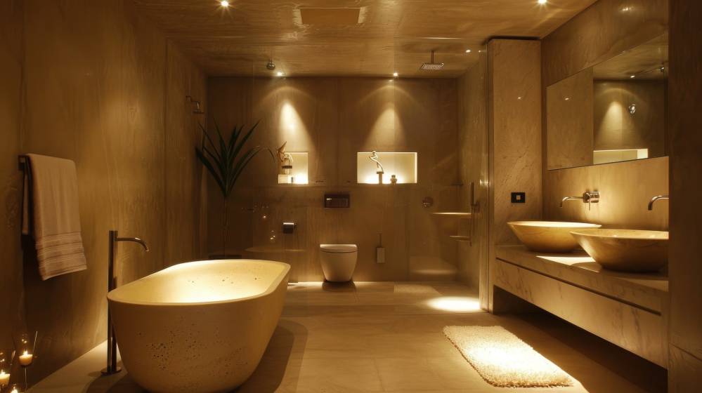 Salle de bain à l’italienne près de Coutras